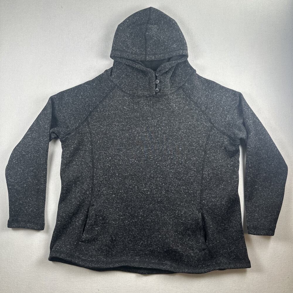 Victory Outfitters Charcoal Pullover Hoodie Marled Women’s‎ XXL